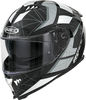 Rocc 390 Dekor,  full face helmet,  color: Black/Grey,  size: S