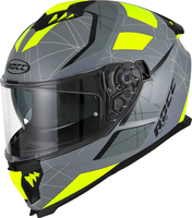 Rocc 390 Dekor,  full face helmet,  color: Black/Yellow,  size: XS