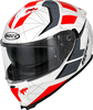 Rocc 390 Dekor,  full face helmet,  color: White/Red,  size: XL