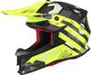 Rocc 800 Dekor,  motocross helmet,  color: Matt Black/Yellow/Grey,  size: XL
