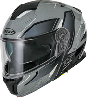 Rocc 810 Dekor,  flip up helmet,  color: Grey/White,  size: M