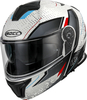 Rocc 810 Dekor,  flip up helmet,  color: White/Black,  size: XS