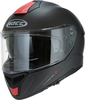 Rocc 869 Carbon,  integral helmet,  color: Matt Black/Red,  size: 3XL