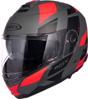 Rocc 982,  flip up helmet,  color: Matt-Black/Red,  size: S