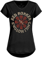 Rokker Anthony,  t-shirt women,  color: Black/Grey/Red,  size: M
