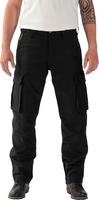 Rokker Black Jack Cargo,  textile pants unisex,  color: Black,  size: W29/L32
