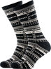 Rokker Boho Rokk,  socks unisex,  color: Black/White,  size: 40-43 EU
