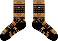 Rokker Boho Trust,  socks unisex,  color: Brown/Black/Beige,  size: 40-43 EU