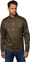 Rokker Boston,  shirt/textile jacket,  color: Brown,  size: L