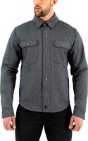 Rokker Boston,  shirt/textile jacket,  color: Grey,  size: L
