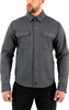 Rokker Boston,  shirt/textile jacket,  color: Grey,  size: XL