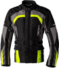 RST Alpha 5,  textile jacket waterproof,  color: Black/Grey/Neon-Yellow,  size: M