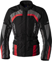 RST Alpha 5,  textile jacket waterproof,  color: Black/Grey/Red,  size: L