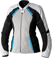 RST Ava Mesh,  textile jacket waterproof women,  color: Grey/Black/Blue,  size: M