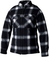 RST Brushed,  textile jacket/shirt women,  color: Black/White,  size: L