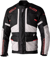 RST Endurance,  textile jacket waterproof,  color: Black/Grey/Red,  size: M