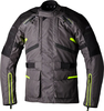 RST Endurance,  textile jacket waterproof,  color: Dark Grey/Black/Neon-Yellow,  size: 3XL