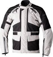 RST Endurance,  textile jacket waterproof,  color: Light Grey/Black,  size: M