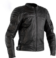 RST Fusion Airbag,  leather jacket,  color: Black,  size: 4XL