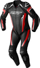RST TracTech Evo 5,  leather suit 1pcs. perforated,  color: Black/Red/White,  size: S