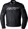 RST TracTech Evo 5,  textile jacket waterproof,  color: Black/Black,  size: S