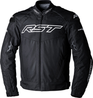 RST TracTech Evo 5,  textile jacket waterproof,  color: Black/Black,  size: XS