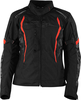 Rusty Stitches Ashley Pixel,  textile jacket waterproof women,  color: Black/Grey/Red,  size: 36