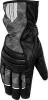 Rusty Stitches Bianca,  gloves waterproof women,  color: Black/Grey,  size: XXL