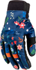 Rusty Stitches Bonnie V2,  gloves,  color: Black/Blue/Orange/Green,  size: M