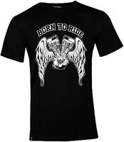 Rusty Stitches Born To Ride,  t-shirt