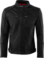 Rusty Stitches Chase,  leather jacket,  color: Black,  size: L