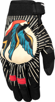 Rusty Stitches Clyde V2,  gloves,  color: Black/Beige/Red/Blue,  size: 4XL