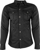 Rusty Stitches Dann,  shirt/textile jacket women,  color: Black,  size: L