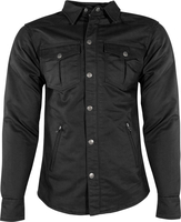 Rusty Stitches Dann,  shirt/textile jacket women,  color: Black,  size: M