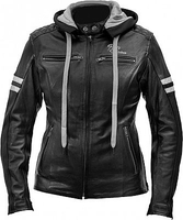 Rusty Stitches Joyce Hooded,  leather jacket women