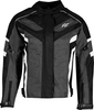 Rusty Stitches Juliette,  textile jacket women,  color: Black/Grey/White,  size: 46