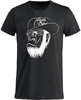 Rusty Stitches Polly,  t-shirt,  color: Black/White,  size: L
