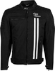 Rusty Stitches Ralph V2,  textile jacket,  color: Black/White,  size: 4XL