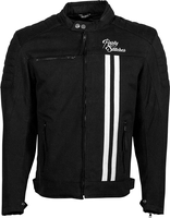 Rusty Stitches Ralph V2,  textile jacket,  color: Black/White,  size: 4XL