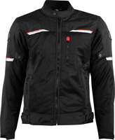 Rusty Stitches Ruben,  textile jacket,  color: Black,  size: 3XL