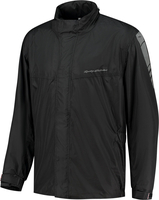 Rusty Stitches Sander,  rain jacket,  color: Black,  size: M