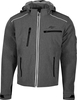 Rusty Stitches Stan,  textile jacket,  color: Grey/Black,  size: L