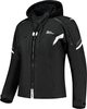 Rusty Stitches Taylor,  textile jacket waterproof women,  color: Black/White,  size: 44