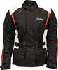 Rusty Stitches Tommy,  textile jacket,  color: Black/White/Red,  size: XL