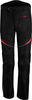 Rusty Stitches Tommy,  textile pants,  color: Black/White/Red,  size: L