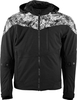 Rusty Stitches William,  textile jacket,  color: Black/Silver,  size: XL