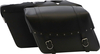 Saddlemen Highwayman Riveted Slant-Style,  saddle bags,  color: Black/Silver,  size: XL