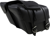 Saddlemen Highwayman Slant-Style,  saddle bags,  color: Black,  size: M