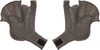 Schuberth C4 Basic/Pro/Carbon,  cheek pads,  color: Grey,  size: 15 mm (55/59/63/65)