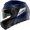 Schuberth C5 Eclipse,  flip up helmet,  color: Matt Black/Blue/White,  size: M (56/57)
